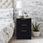 Essie 4 Piece Bedroom Set - 5 Chest of Drawers - Pitch Black - Image 5