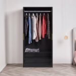 Essie 4 Piece Bedroom Set - 5 Chest of Drawers - Pitch Black - Image 3