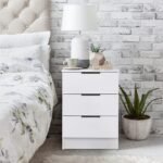 Essie 4 Piece Bedroom Set - 5 Chest of Drawers - Pure White - Image 4