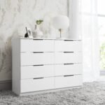 Essie 8 Drawer Chest of Drawers - Pure White