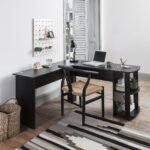 Essie L Shaped Desk in Black