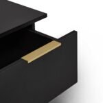 Outlet - Essie Tall 7 Drawer Chest of Drawers - Black - Image 6