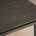 Ethan 3 Seater Mango Wood Dining Bench - Ash Grey - Image 3