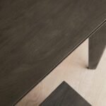 Ethan 3 Seater Mango Wood Dining Bench - Ash Grey - Image 4