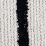 Evedon 50x50cm Cotton Cushion Cover - Black & Natural - Image 2