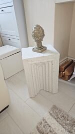 Karasi Pearl Terrazzo Concrete Side Table - Image 8