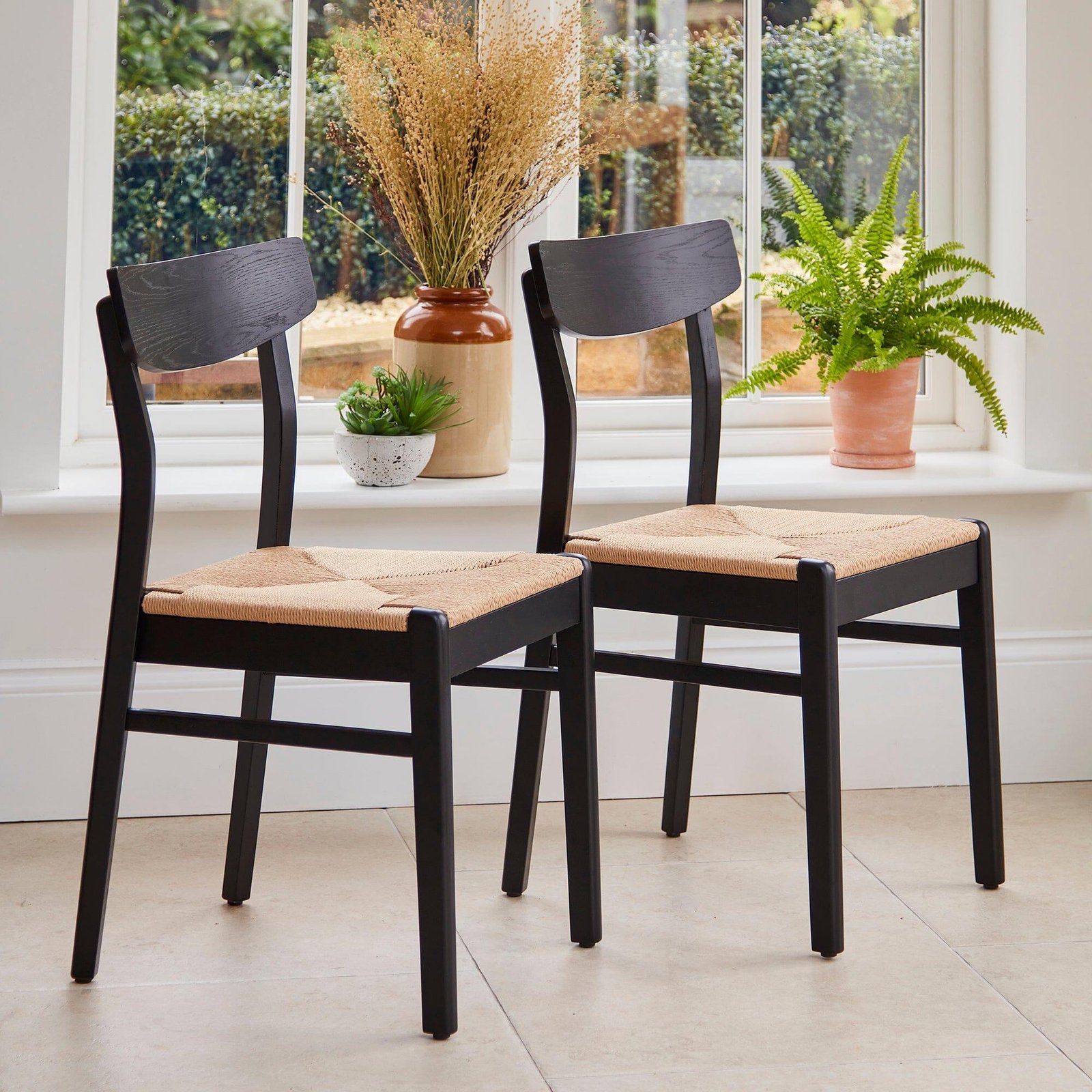 faye-wooden-woven-chairs-set-of-2-black-laura-james-1 Outlet - Faye Wooden Woven Chairs - Set of 2 - Black