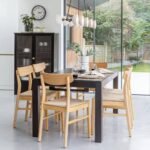 Outlet - Faye Wooden Woven Chairs Set of 2 - Pale Oak