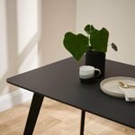 Finn Black Dining Table - 4 Seater - Image 6