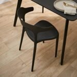 Finn Black Dining Table - 4 Seater - Image 5
