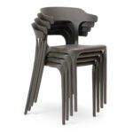 Finn Grey Dining Chairs - Set of 4 - Image 5