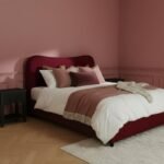 Finola Double Ottoman Bed - Burgundy Red - Image 2
