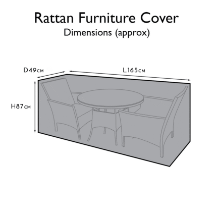 Outlet - Garden Furniture Cover for Kemble 2-Seater Bistro Dining Set