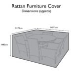 Outlet - Garden Furniture Cover For Kemble 6 Seater Round Dining Set