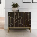 Gatsby 2 Door Small Sideboard - Noir Black