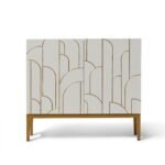 Gatsby 2 Door Small Sideboard - Snow White - Image 4