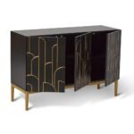 Gatsby 3 Door Sideboard - Noir Black - Image 6