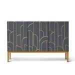 Gatsby 3 Door Sideboard - Smoke Grey - Image 4
