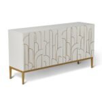Outlet - Gatsby Large 4 Door Sideboard – Snow White - Image 5