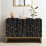 Gatsby 3 Door Sideboard - Noir Black