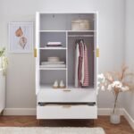 Gloria 4 Piece Bedroom Furniture Set - 3 Drawer Chest of Drawers - White - Image 13