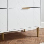 Outlet - Gloria 8 Drawer Chest of Drawers - White - Image 6
