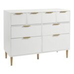 Gloria 8 Drawer Chest of Drawers - White - Image 7