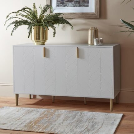 Gloria 3 Door Large Sideboard - Mist Grey