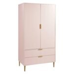 Outlet - Gloria Double Wardrobe - Blush Pink - Image 5