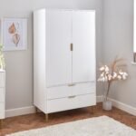 Gloria Double Wardrobe - White