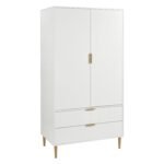 Gloria Double Wardrobe - White - Image 6