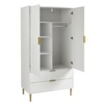 Gloria Double Wardrobe - White - Image 7