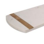 Grazeley 38x18cm  Marble Serving Board - White - Image 5