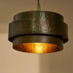 Outlet - Hale 40cm Metal Pendant Light, Black Bronze