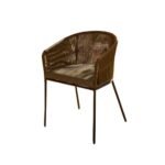 Hali 8 Seater Wooden Outdoor Dining Set with Hali Green Chairs & Grey LED Premium Cantilever Parasol - 235cm - Image 12