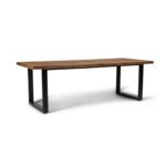 Hali 8 Seater Wooden Outdoor Dining Set with Hali Natural Chairs - 235cm - Image 15