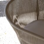 Outlet - Hali Natural Rope Garden Bar Stool with Cushion - Image 4