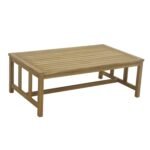 Harrelson Wooden Garden Sofa Set with Grey Lean Over Parasol - Natural - Image 20