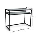 Outlet - Harris Black Console Table - Image 7