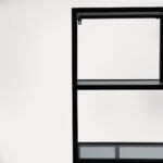 Harris Glass and Black Metal Tall Bookcase - Image 5
