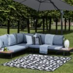 Outlet - Hemsby 160 x 230cm Outdoor Rug - Black & White - Image 2