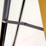 Hensall 150x40cm Metal Free Standing  Mirror - Gold - Image 9