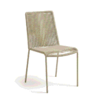 Ezra 6 Seater Oval Wooden Garden Dining Set with Ryder Clay Chairs - Image 8