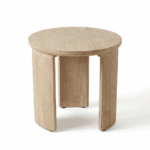 Mali Wooden Garden Side Table - Brushed Light Acacia - Image 5