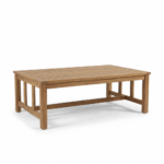 Harrelson 3 Seater Wooden Garden Chaise Corner Set - Natural Acacia and Sand - Image 13