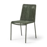 Ezra 6 Seater Oval Wooden Garden Dining Set with Ryder Khaki Chairs - Image 10