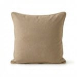 Camber 57x57cm Garden Scatter Cushion Cover - Sand with Off White Piping - Image 6