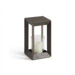Coxley 25cm Iron Lantern - Nickel - Image 4