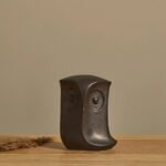 Outlet - Hudswell 20cm Ceramic Owl Ornament - Black