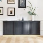 Outlet - Iliana Extendable Radiator Cover in Charcoal Grey